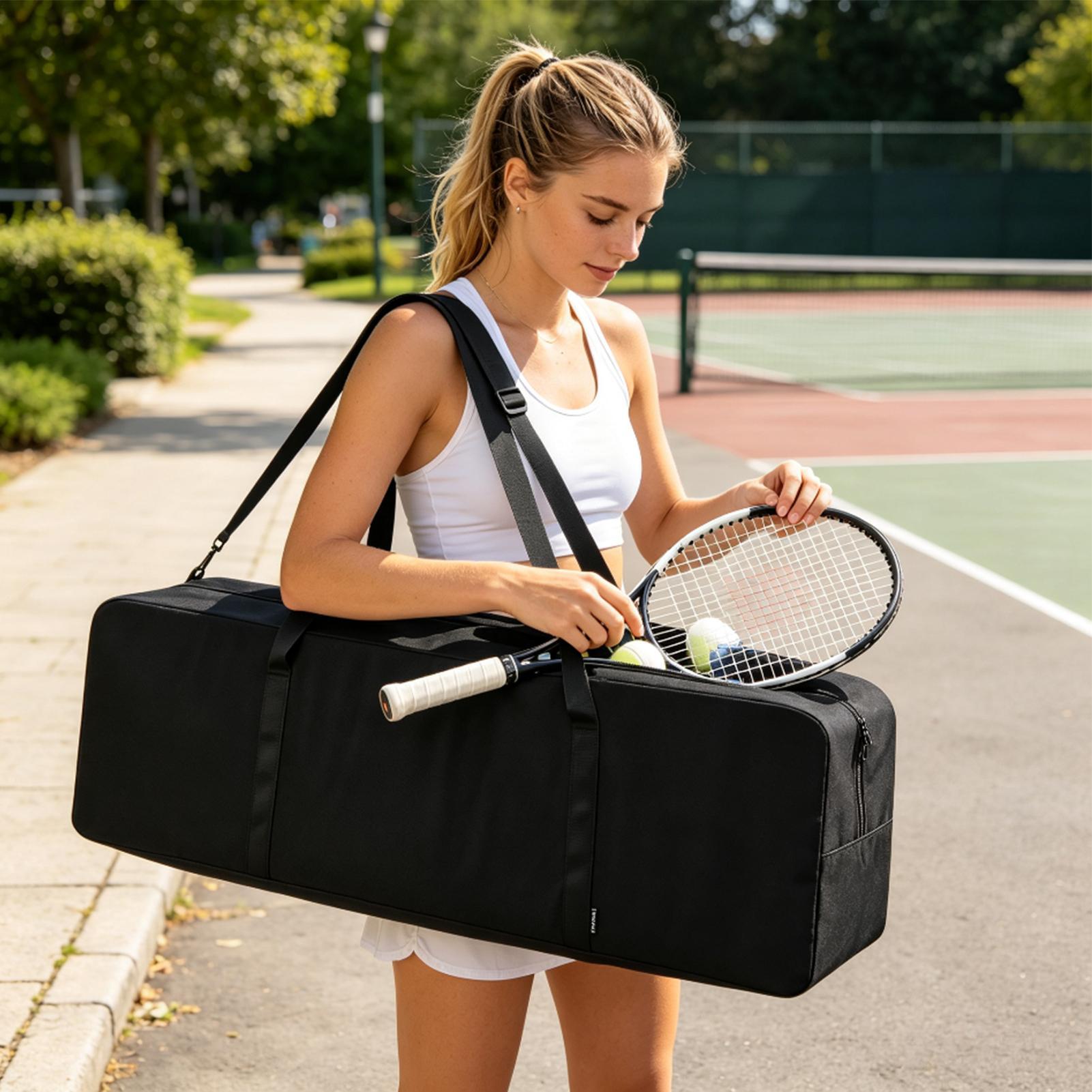 Badminton Bag - Tas Jaring Pickleball yang Dapat Dilipat,