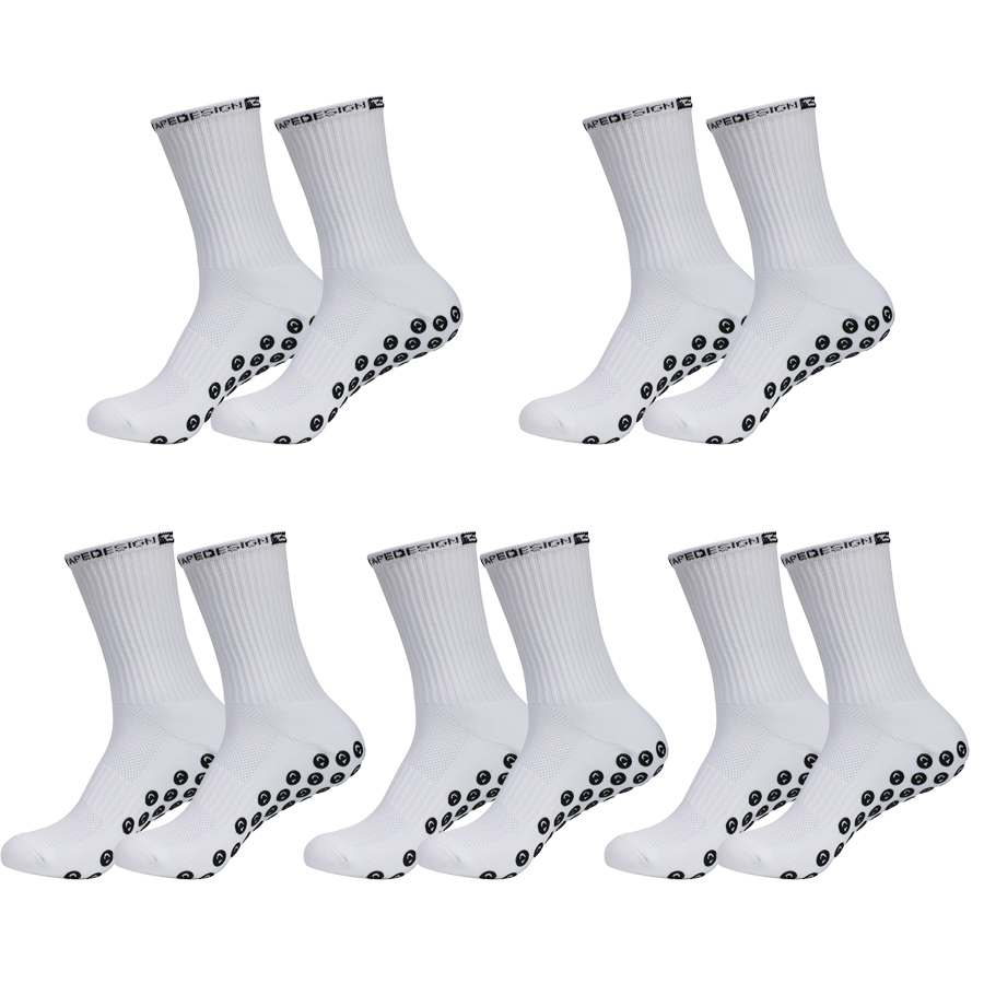 Badminton Grip - 5 Pasang Kaus Kaki Sepak Bola