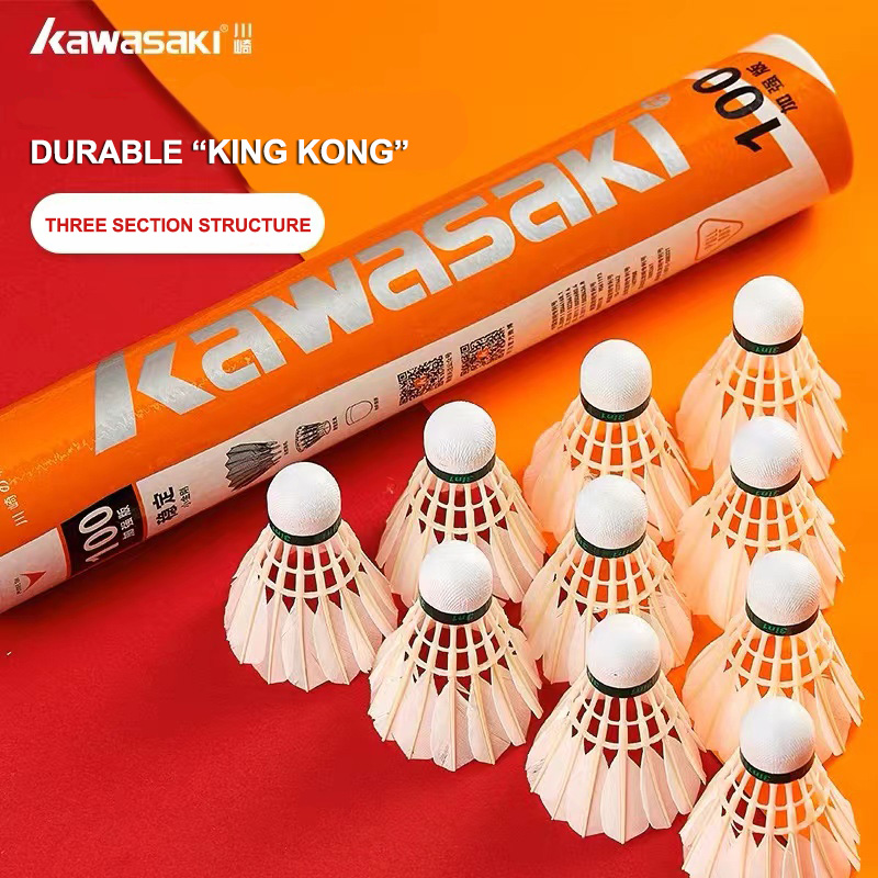 Feather Shuttlecock - Kawasaki King Kong 100/500 Bulu Shuttlecock