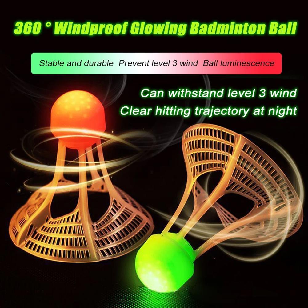 Badminton Shuttlecock - 1/2/5 Paket Shuttlecock Bulu Tangkis LED