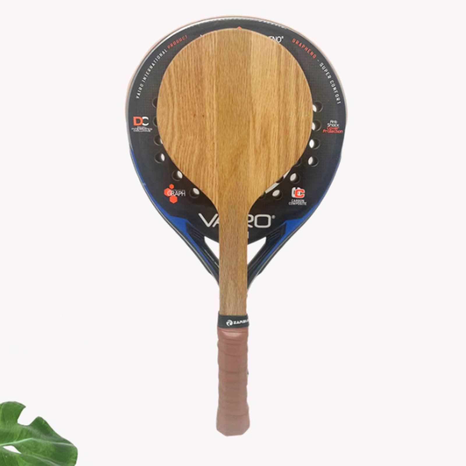 Sports Grip - Raket Tenis Pantai Kayu, Raket Latihan