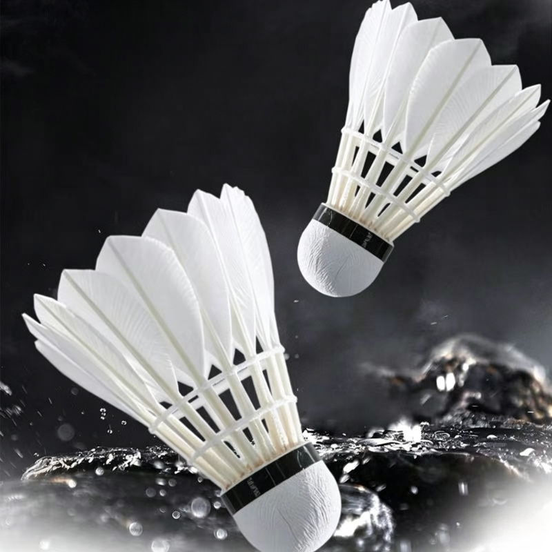 Feather Shuttlecock - Bola Bulutangkis Bulu Angsa Premium, Tahan