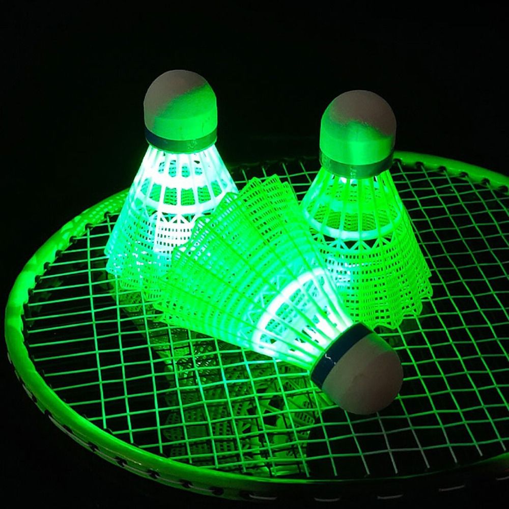 Feather Shuttlecock - Bola Lampu Bulu Tangkis LED Menyala