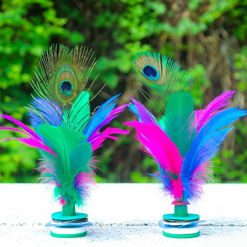 1Pc Shuttlecock Bulu Warna-war - Feather Shuttlecock ulasan dan harga