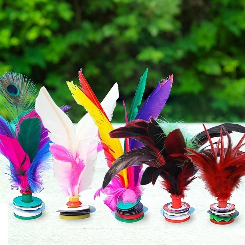 1Pc Shuttlecock Bulu Warna-war - Feather Shuttlecock ulasan dan harga