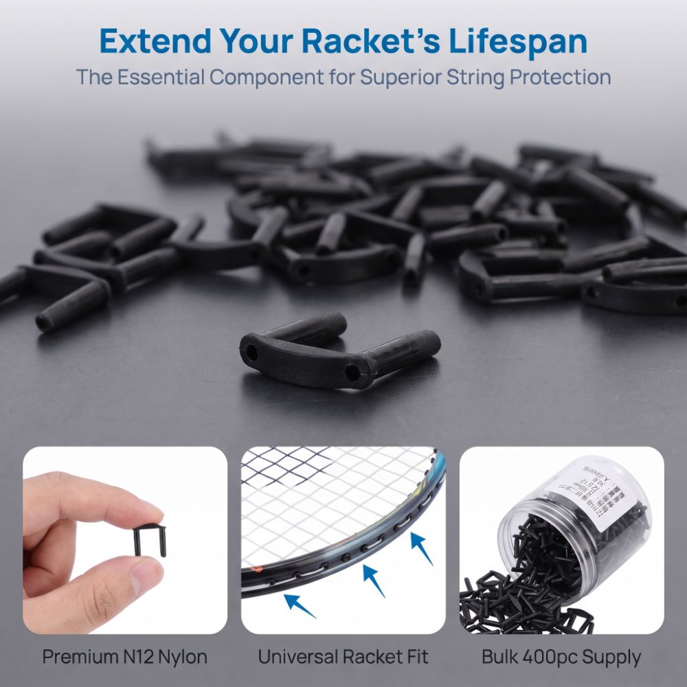 400pcs Grommet Raket Bulu Tang - Badminton Materi ulasan dan harga