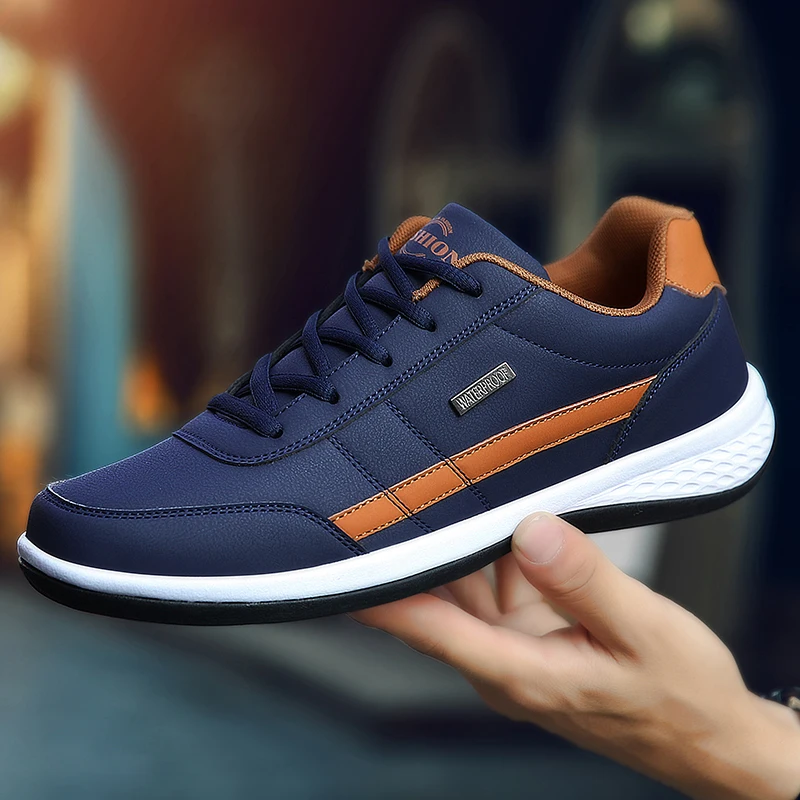 Sepatu Pria Kulit PU Sneakers  - Badminton Shoes Men ulasan dan harga