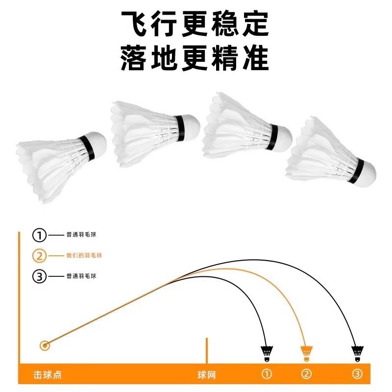 Shuttlecock Bulu Angsa Lion Ba - Feather Shuttlecock ulasan dan harga