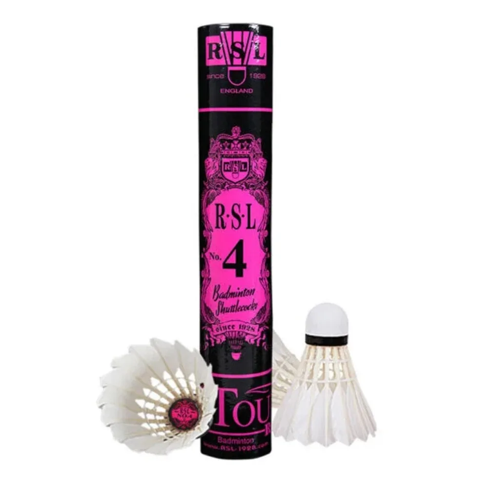 Bulu Badminton Asli RSL No.4 N - Feather Shuttlecock ulasan dan harga