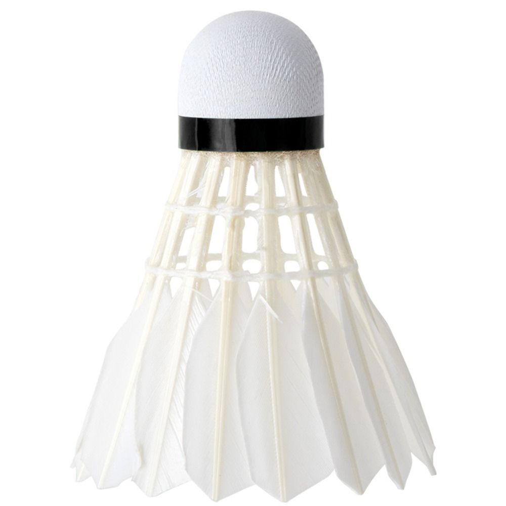 3/6/12 Buah Shuttlecock Bulu T - Feather Shuttlecock ulasan dan harga
