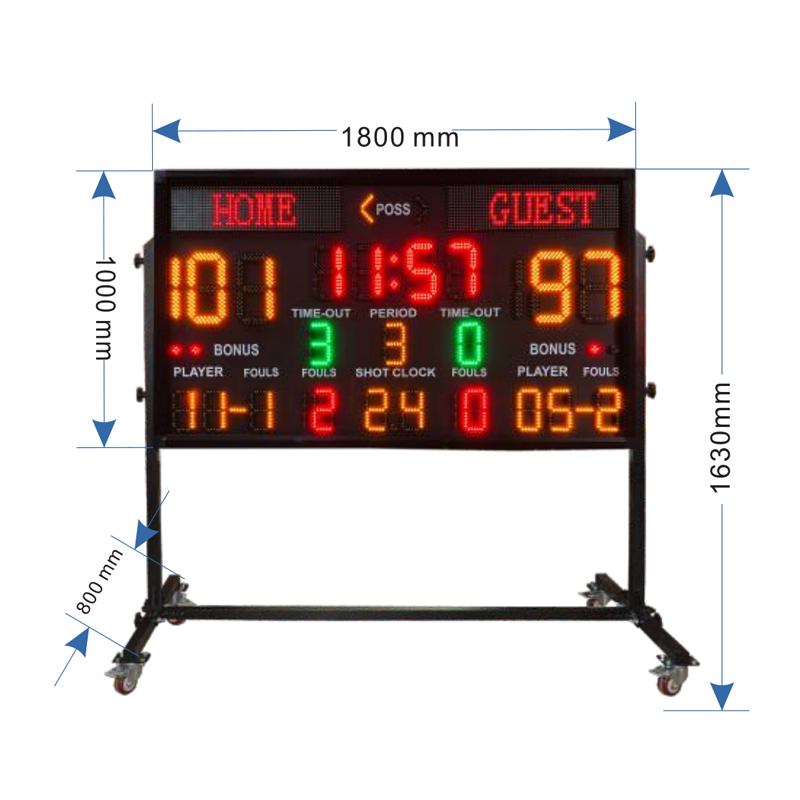 Papan Skor Stadion LED Digital - Scoreboard Digital ulasan dan harga