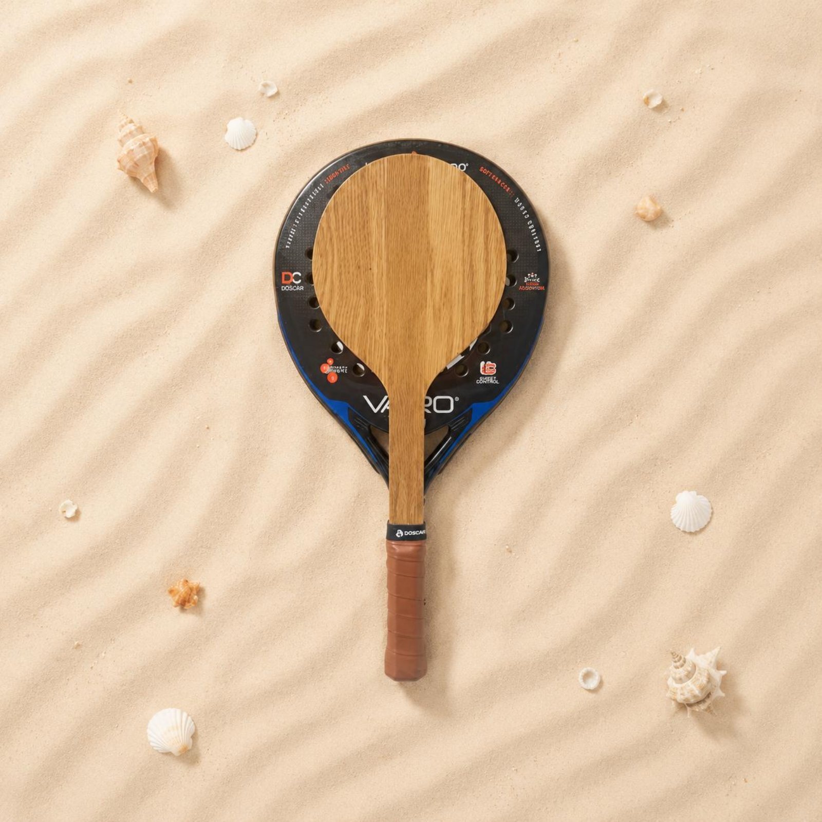 Raket Tenis Pantai Kayu, Raket - Sports Grip ulasan dan harga