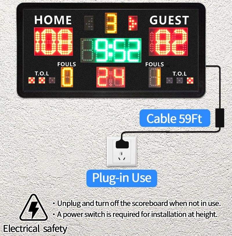 Panel Kontrol Konsol Portabel  - Scoreboard Digital ulasan dan harga