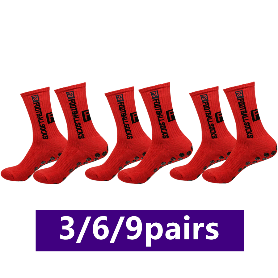 3/6/9 pasang kaos kaki olahrag - Sports Grip ulasan dan harga