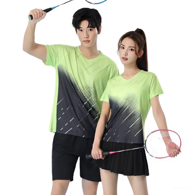 Kaus Tenis Meja Uniseks Jersey - Badminton Jersey ulasan dan harga
