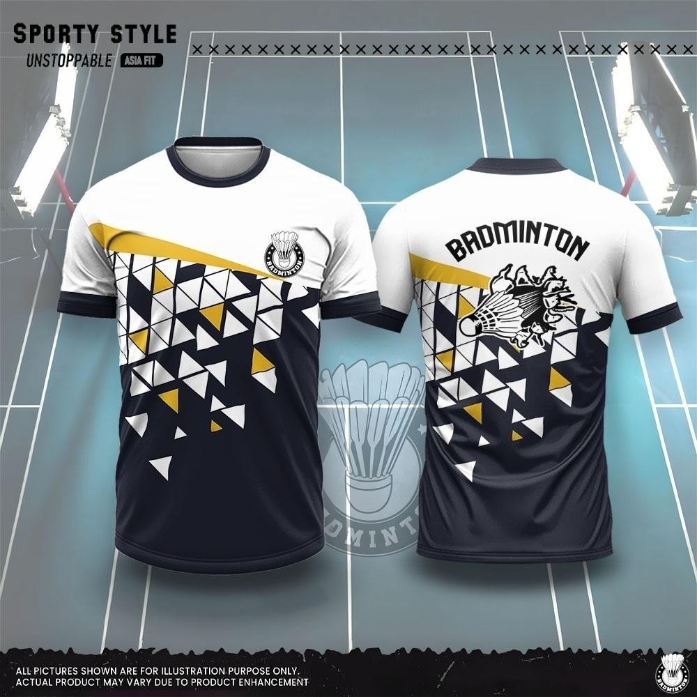 Pakaian Pria Fashion Kaos Badm - Badminton Jersey ulasan dan harga