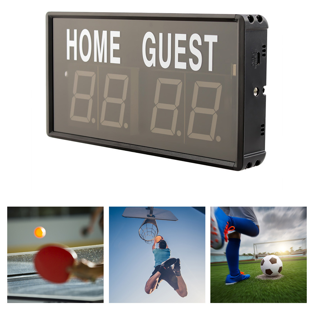 Papan Skor LED 4 Digit Portabe - Scoreboard Digital ulasan dan harga