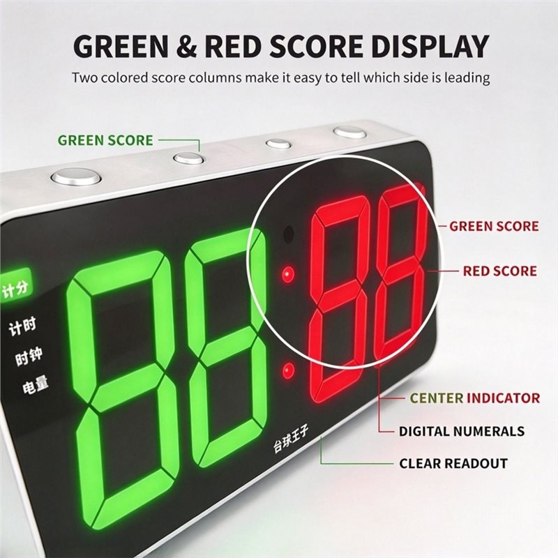 Papan Skor Elektronik Biliar A - Scoreboard Digital ulasan dan harga