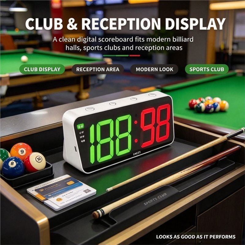Papan Skor Elektronik Biliar A - Scoreboard Digital ulasan dan harga