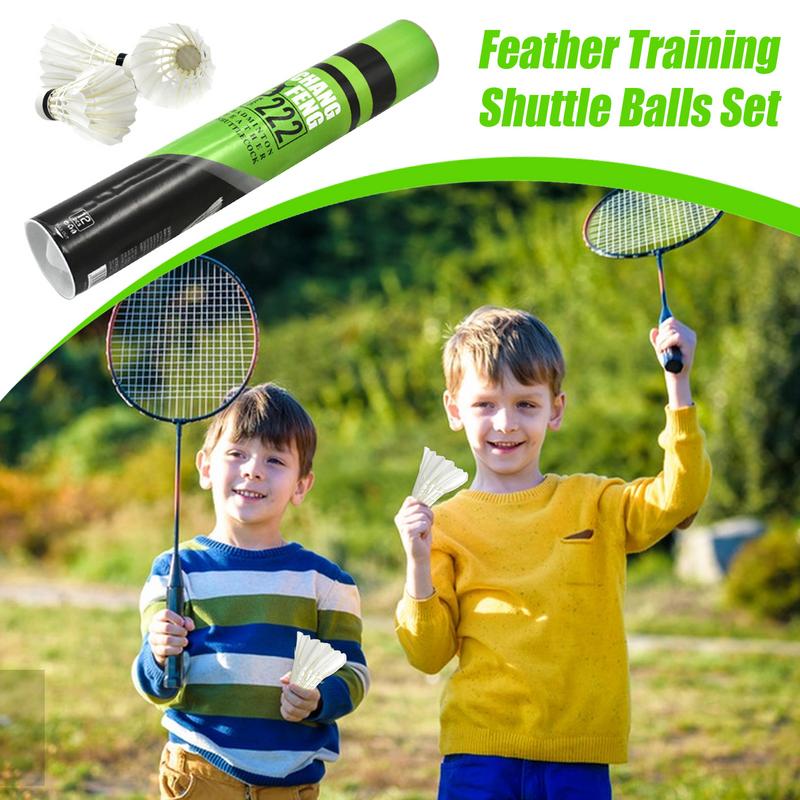 12 Buah Shuttlecock Bulu Tangk - Feather Shuttlecock ulasan dan harga