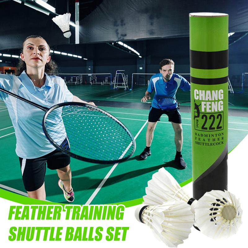 12 Buah Shuttlecock Bulu Tangk - Feather Shuttlecock ulasan dan harga