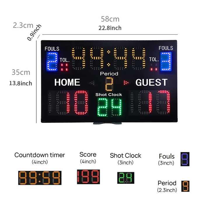 Papan Skor Digital LED Kontrol - Scoreboard Digital ulasan dan harga