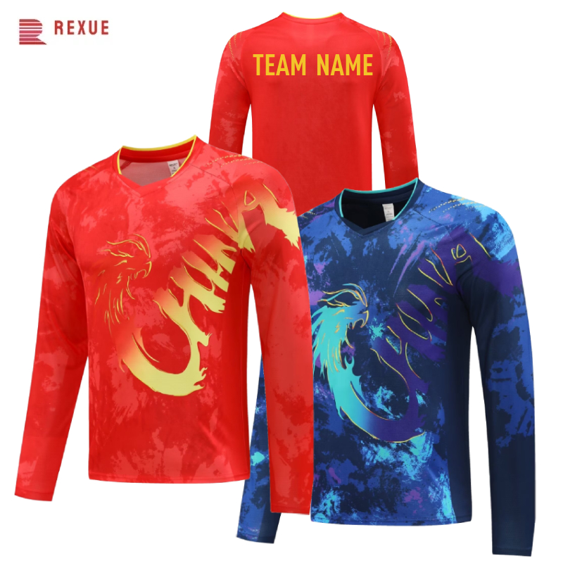 Kemeja tenis meja lengan panja - Badminton Jersey ulasan dan harga