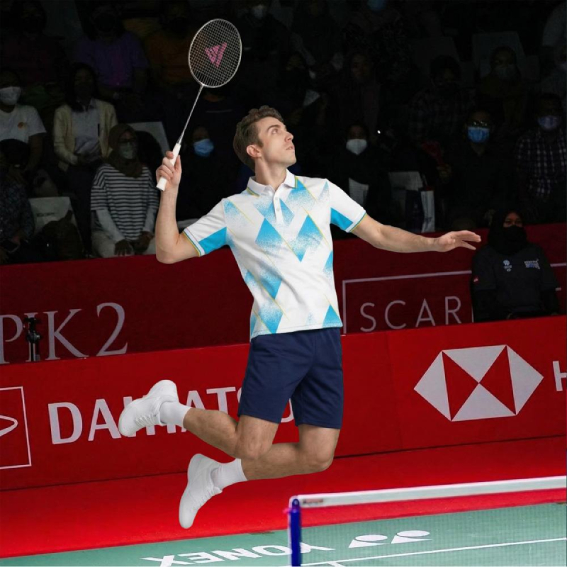 Kaos Polo Badminton Pria Logo  - Badminton Jersey ulasan dan harga