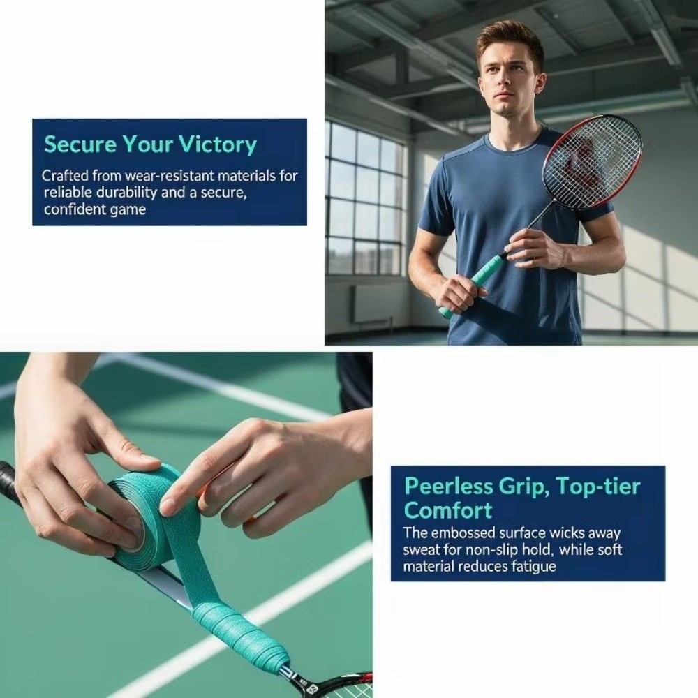 Pita Pelindung Pegangan Raket  - Badminton Materi ulasan dan harga