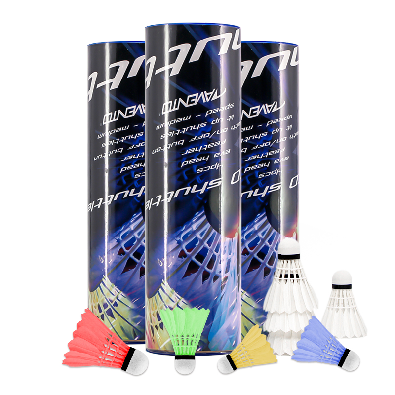 Welkin 4 Pcs Gelap Malam Color - Feather Shuttlecock ulasan dan harga