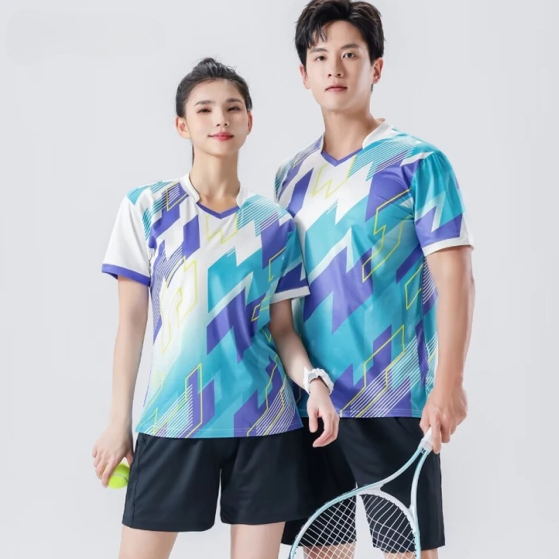 Kaos Pria Baru Kaos Wanita Cep - Badminton Jersey ulasan dan harga