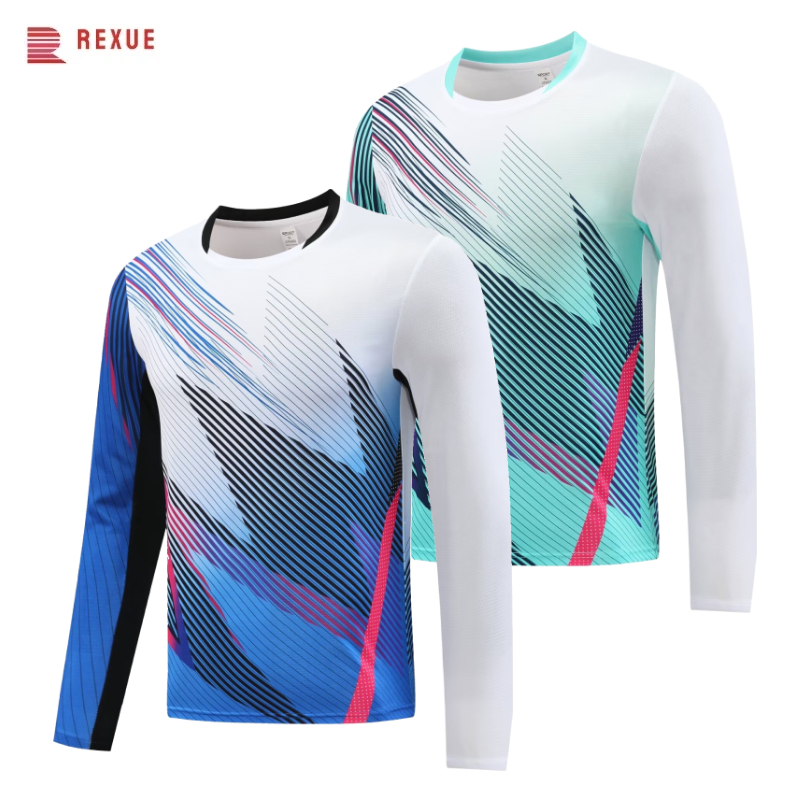 Kemeja Badminton lengan panjan - Badminton Jersey ulasan dan harga