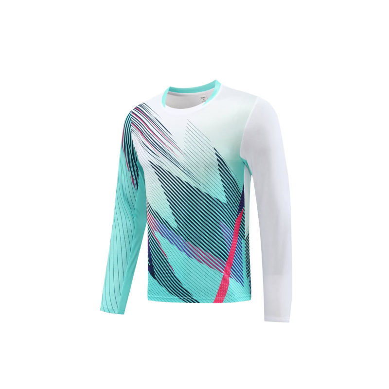 Kemeja Badminton lengan panjan - Badminton Jersey ulasan dan harga