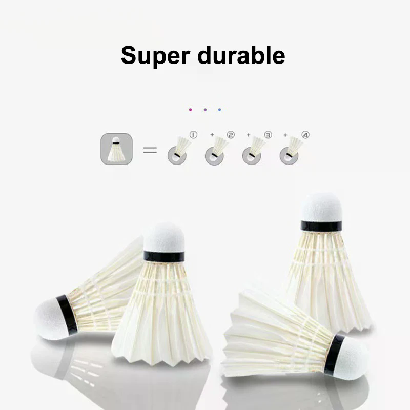 3/6 Buah Bola Bulu Tangkis Shu - Feather Shuttlecock ulasan dan harga