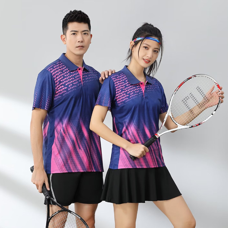 Kaos Badminton Polo Pria Wanit - Badminton Jersey ulasan dan harga