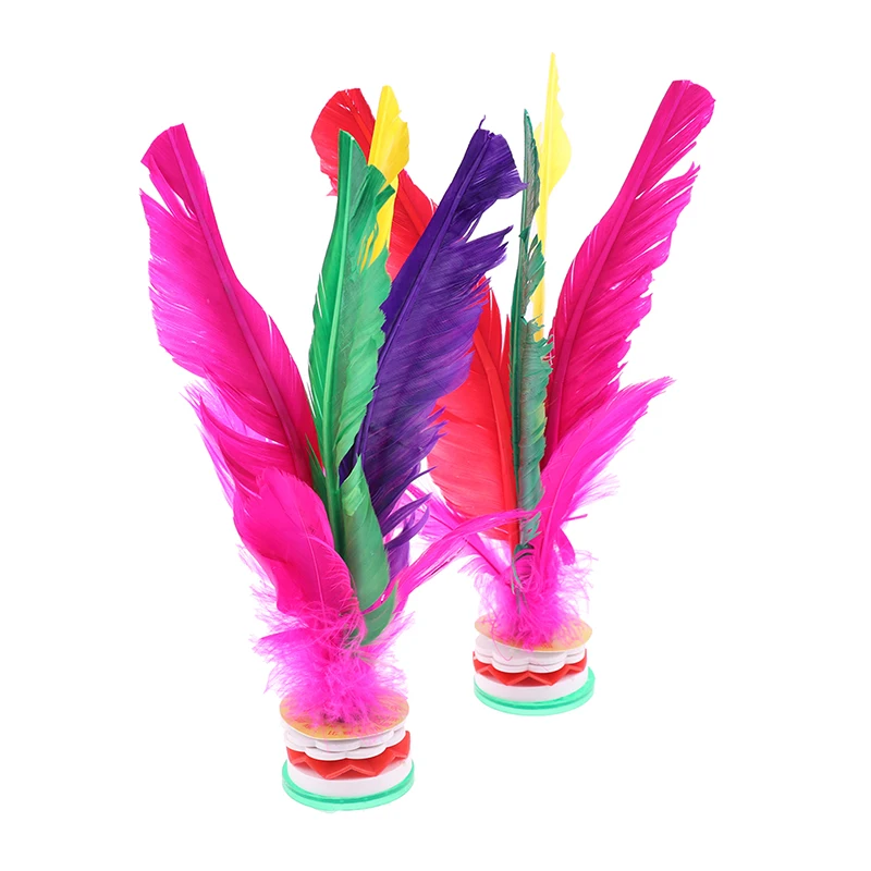 2 Buah Shuttlecock Jianzi untu - Feather Shuttlecock ulasan dan harga