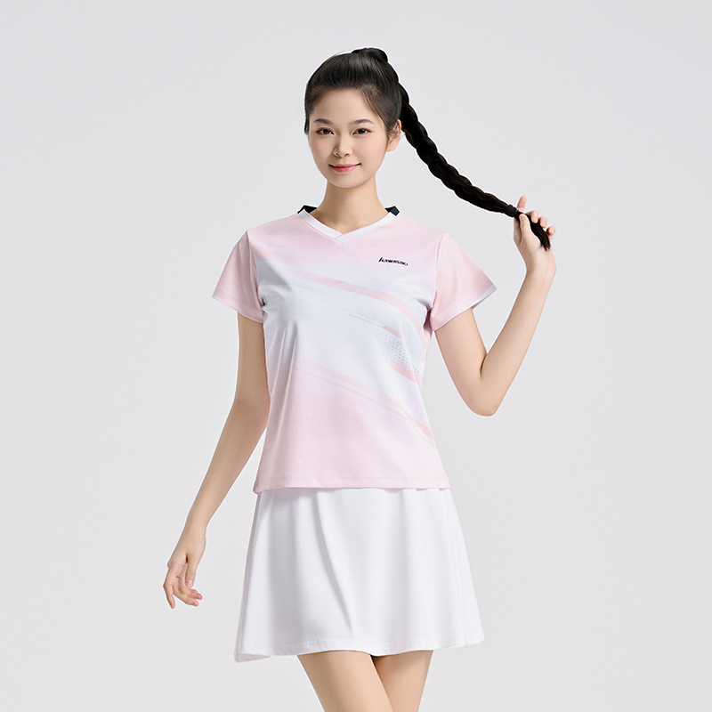Kaos Bulu Tangkis Wanita Asli  - Badminton Jersey ulasan dan harga